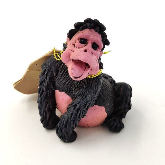 Holy Herd Noahs Ark Gorilla Figurine Pair Gardo & Gouda Pete Apsit Resin Figures - Picture 3 of 16